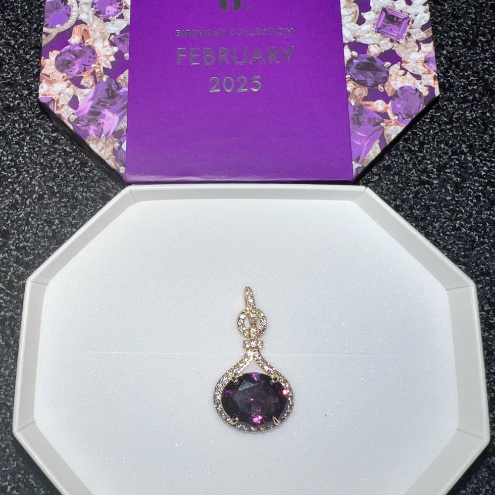 Bomb Party February Bday Collection Yellow Gold Plated Charm